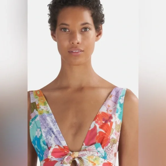 Zimmerman Bells tie front maxi